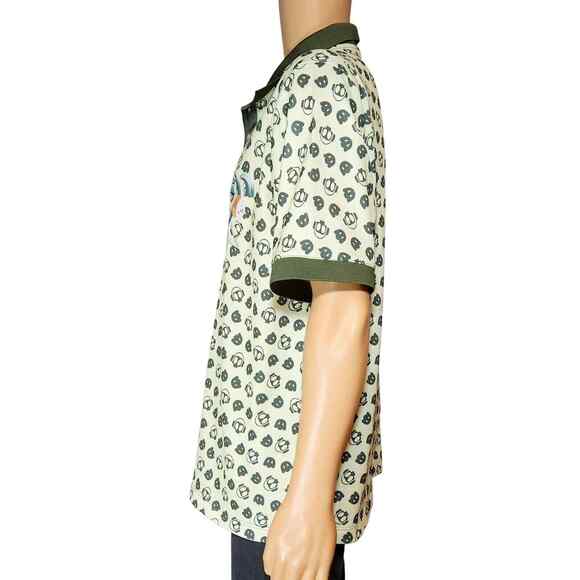 General Mills Shirt Mens XLarge Green Short Sleeve Three Button Golf Polo Rare - Picture 3 of 6